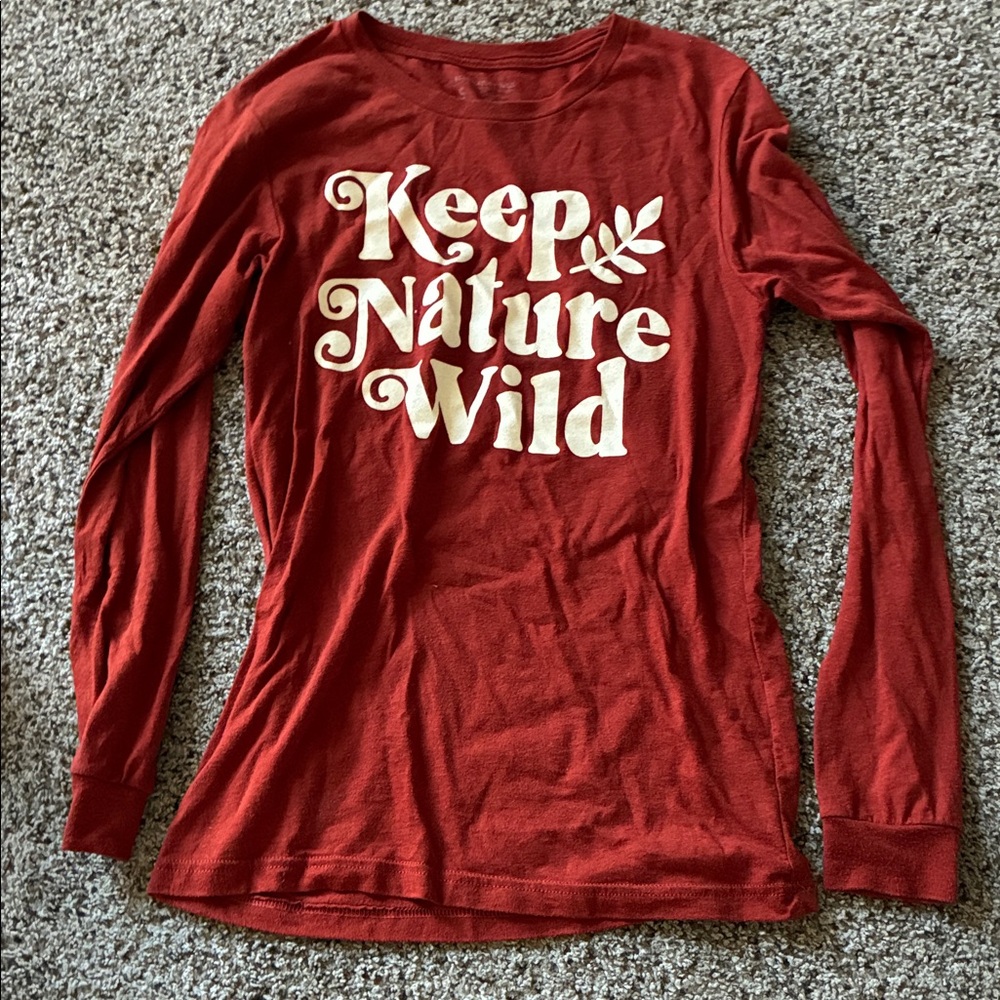 Keep Nature Wild long sleeve tee